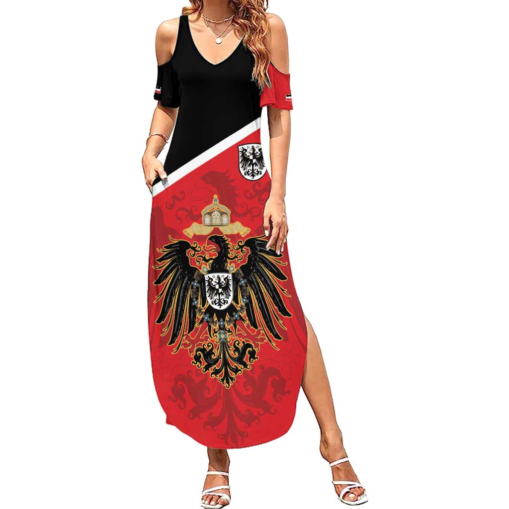 German Empire 1871-1918 Summer Maxi Dress Flag Color Inspiration - Wonder Print Shop