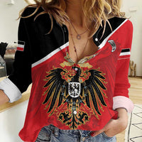 German Empire 1871-1918 Women Casual Shirt Flag Color Inspiration - Wonder Print Shop