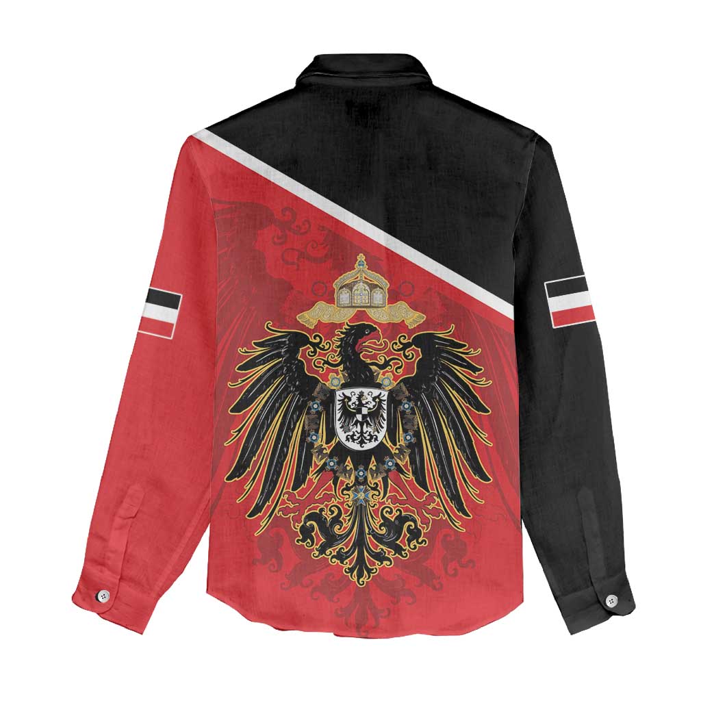 German Empire 1871-1918 Women Casual Shirt Flag Color Inspiration - Wonder Print Shop