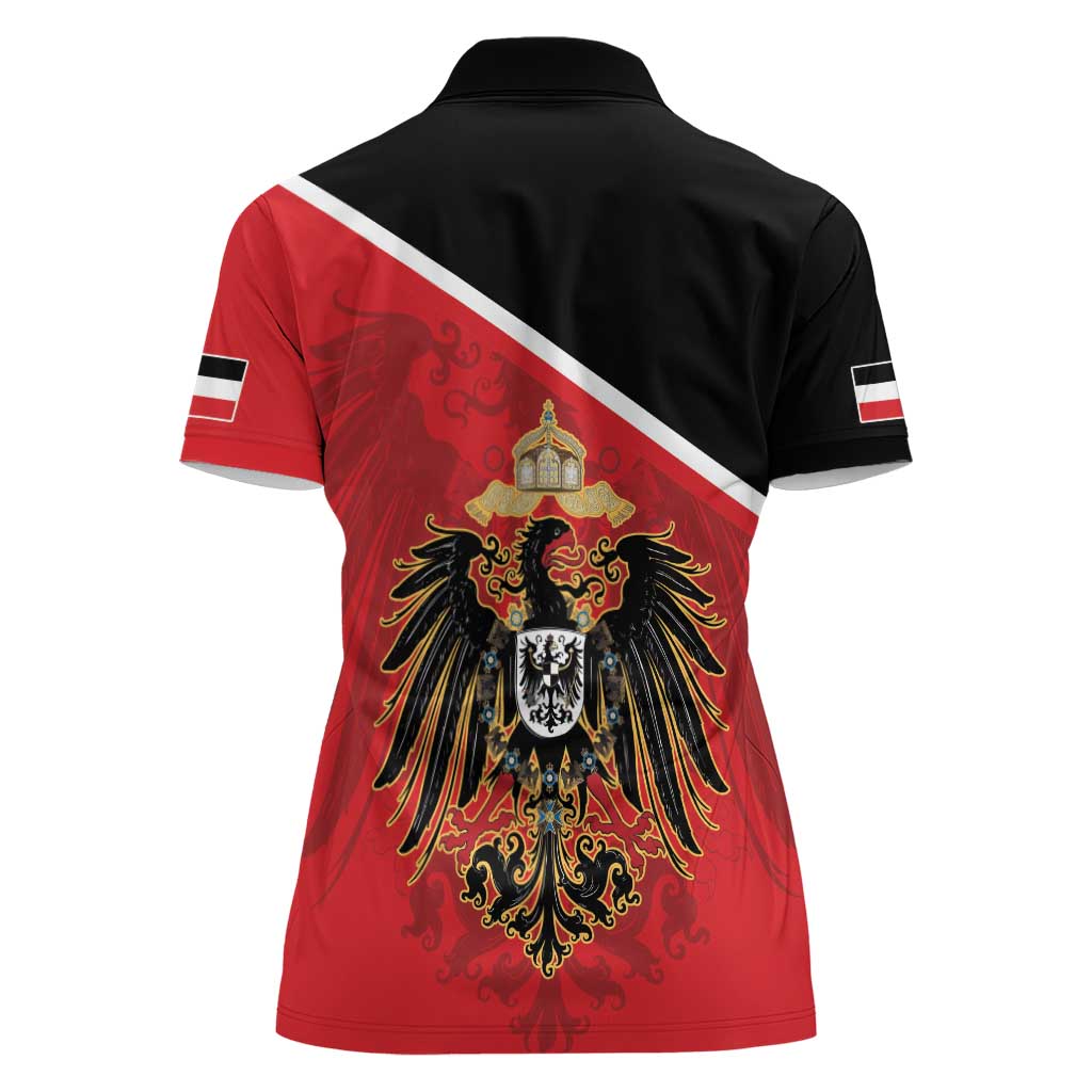 German Empire 1871-1918 Women Polo Shirt Flag Color Inspiration - Wonder Print Shop