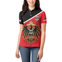 German Empire 1871-1918 Women Polo Shirt Flag Color Inspiration - Wonder Print Shop