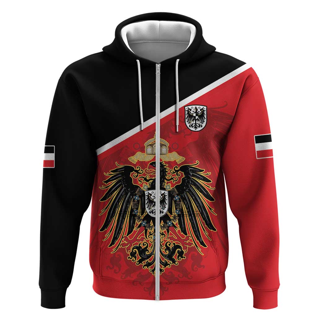 German Empire 1871-1918 Zip Hoodie Flag Color Inspiration - Wonder Print Shop