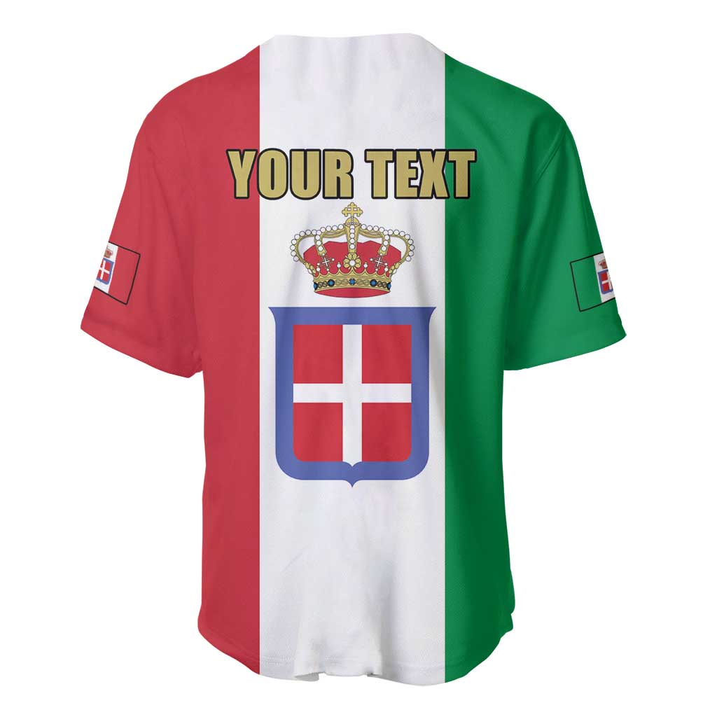 Personalized Italian Empire 1882-1960 Baseball Jersey Flag Color Inspiration - Wonder Print Shop