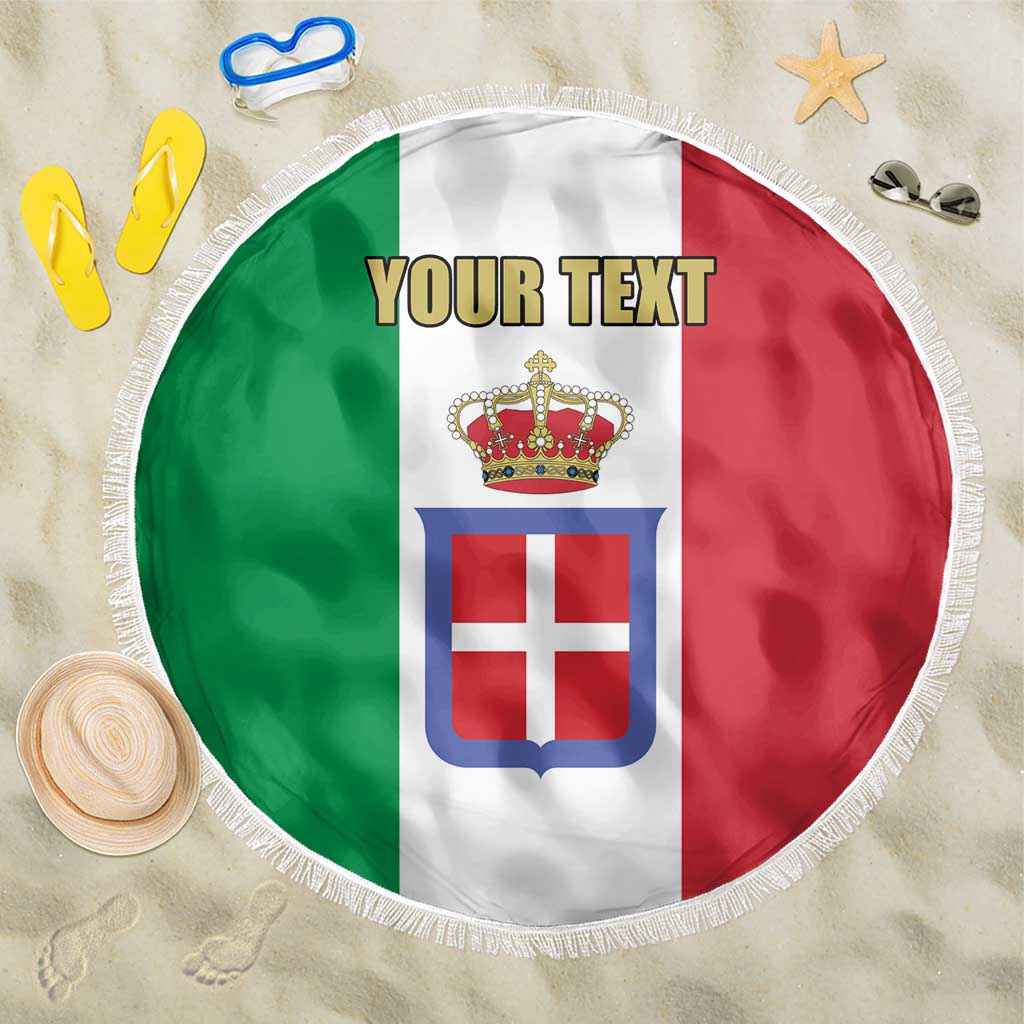 Personalized Italian Empire 1882-1960 Beach Blanket Flag Color Inspiration - Wonder Print Shop