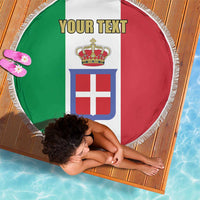 Personalized Italian Empire 1882-1960 Beach Blanket Flag Color Inspiration - Wonder Print Shop