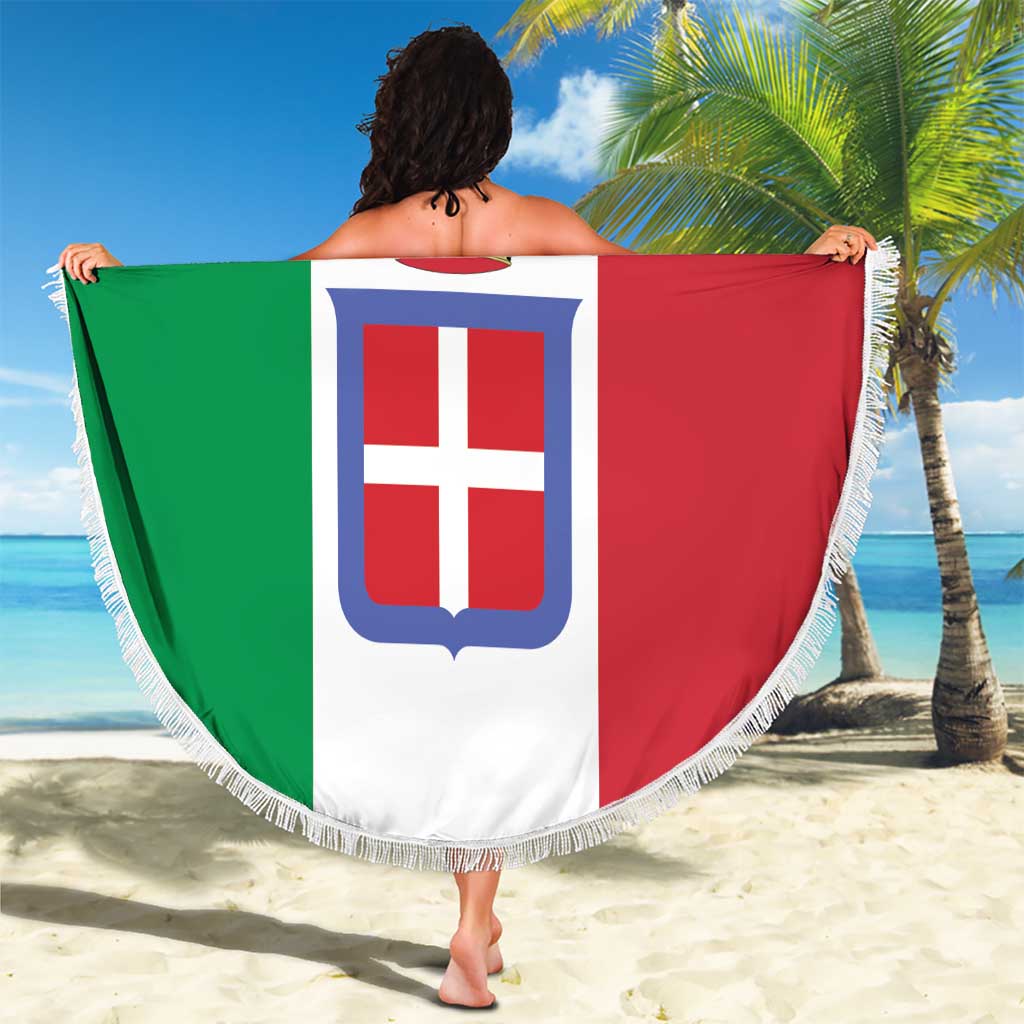 Personalized Italian Empire 1882-1960 Beach Blanket Flag Color Inspiration - Wonder Print Shop