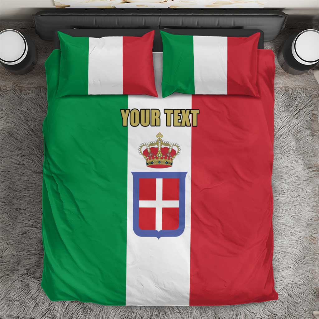 Personalized Italian Empire 1882-1960 Bedding Set Flag Color Inspiration - Wonder Print Shop