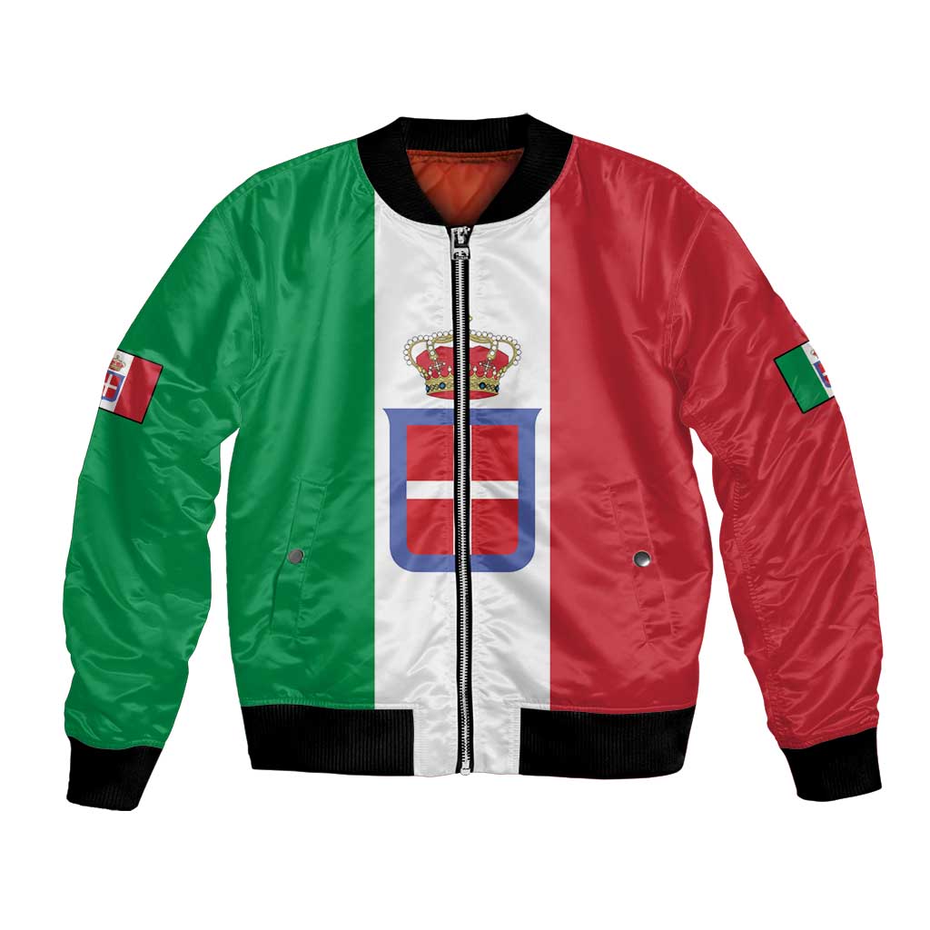 Personalized Italian Empire 1882-1960 Bomber Jacket Flag Color Inspiration - Wonder Print Shop