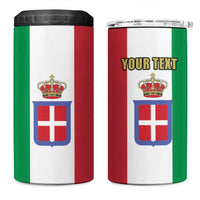 Personalized Italian Empire 1882-1960 4 in 1 Can Cooler Tumbler Flag Color Inspiration - Wonder Print Shop