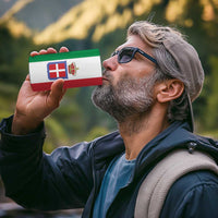 Personalized Italian Empire 1882-1960 4 in 1 Can Cooler Tumbler Flag Color Inspiration - Wonder Print Shop