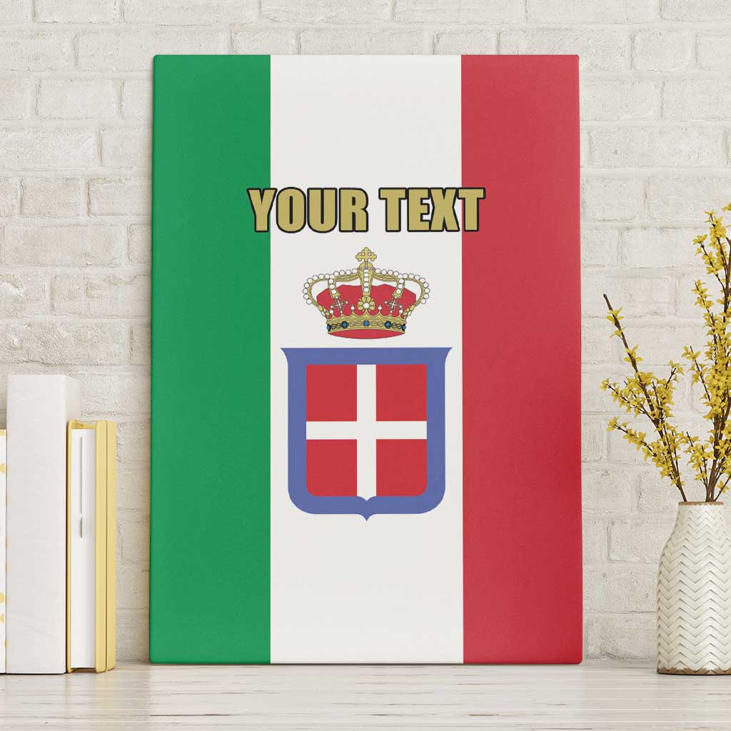 Personalized Italian Empire 1882-1960 Canvas Wall Art Flag Color Inspiration - Wonder Print Shop