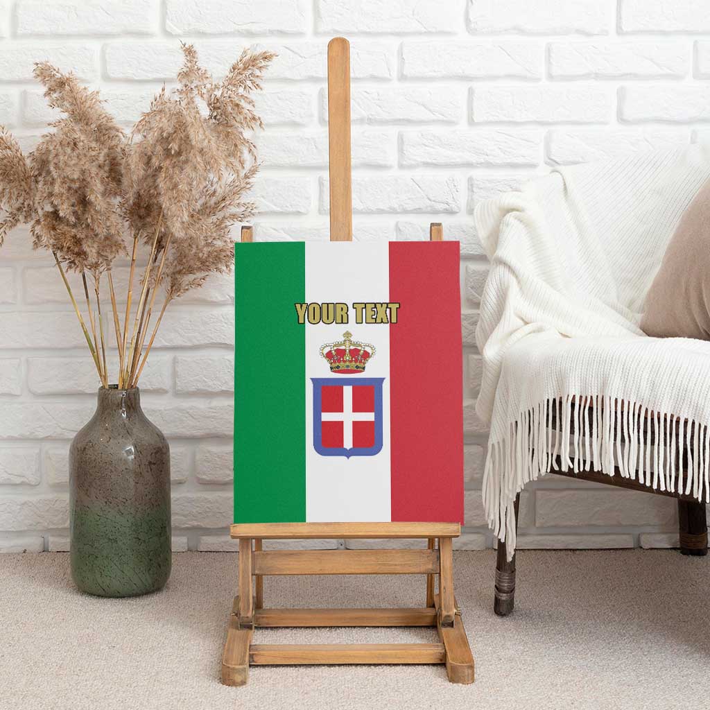 Personalized Italian Empire 1882-1960 Canvas Wall Art Flag Color Inspiration - Wonder Print Shop