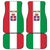 Personalized Italian Empire 1882-1960 Car Mats Flag Color Inspiration - Wonder Print Shop