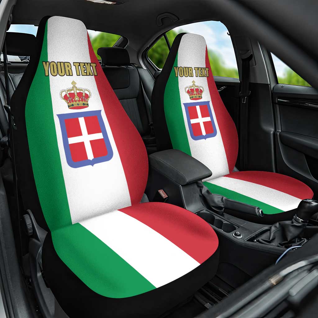 Personalized Italian Empire 1882-1960 Car Seat Cover Flag Color Inspiration - Wonder Print Shop
