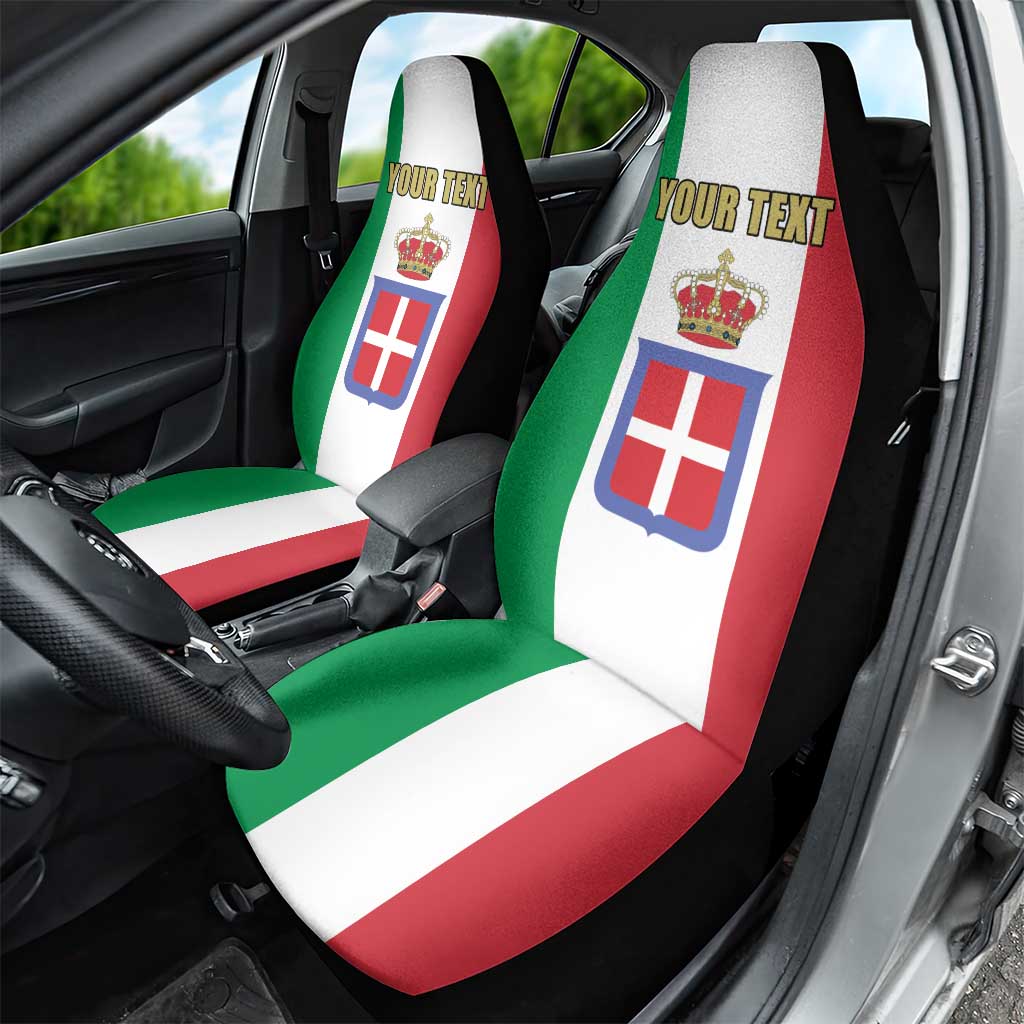 Personalized Italian Empire 1882-1960 Car Seat Cover Flag Color Inspiration - Wonder Print Shop