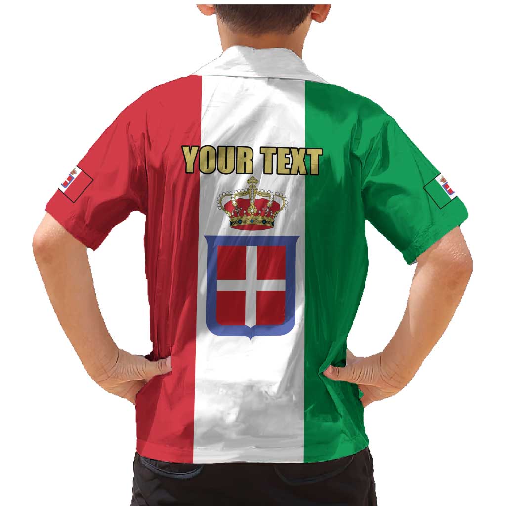 Personalized Italian Empire 1882-1960 Family Matching Mermaid Dress and Hawaiian Shirt Flag Color Inspiration - Wonder Print Shop