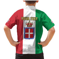 Personalized Italian Empire 1882-1960 Family Matching Mermaid Dress and Hawaiian Shirt Flag Color Inspiration - Wonder Print Shop