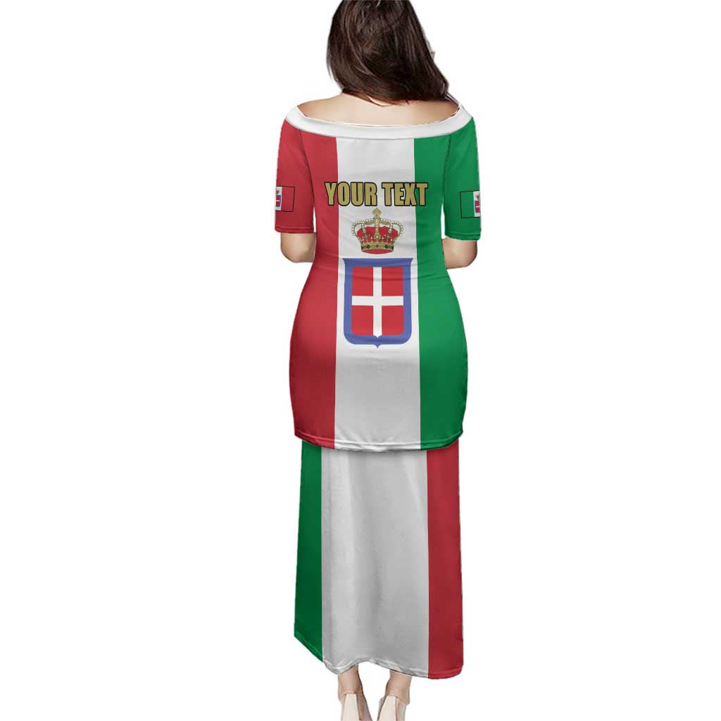 Personalized Italian Empire 1882-1960 Family Matching Puletasi and Hawaiian Shirt Flag Color Inspiration - Wonder Print Shop