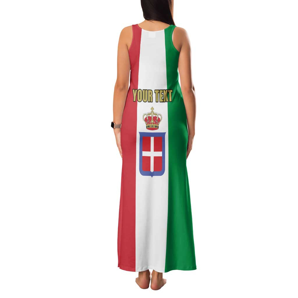 Personalized Italian Empire 1882-1960 Family Matching Tank Maxi Dress and Hawaiian Shirt Flag Color Inspiration - Wonder Print Shop