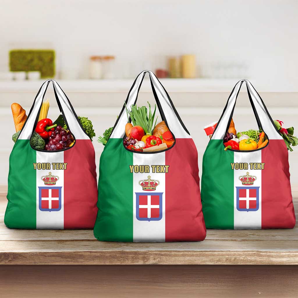 Personalized Italian Empire 1882-1960 Grocery Bag Flag Color Inspiration - Wonder Print Shop
