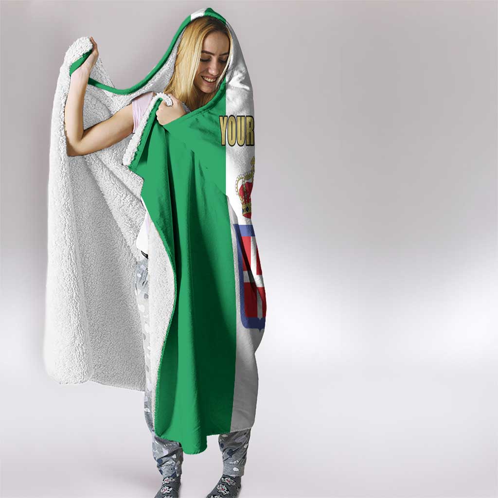 Personalized Italian Empire 1882-1960 Hooded Blanket Flag Color Inspiration - Wonder Print Shop