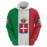 Personalized Italian Empire 1882-1960 Hoodie Flag Color Inspiration - Wonder Print Shop