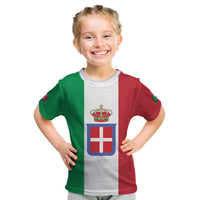 Personalized Italian Empire 1882-1960 Kid T Shirt Flag Color Inspiration - Wonder Print Shop