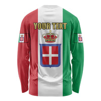 Personalized Italian Empire 1882-1960 Long Sleeve Shirt Flag Color Inspiration - Wonder Print Shop