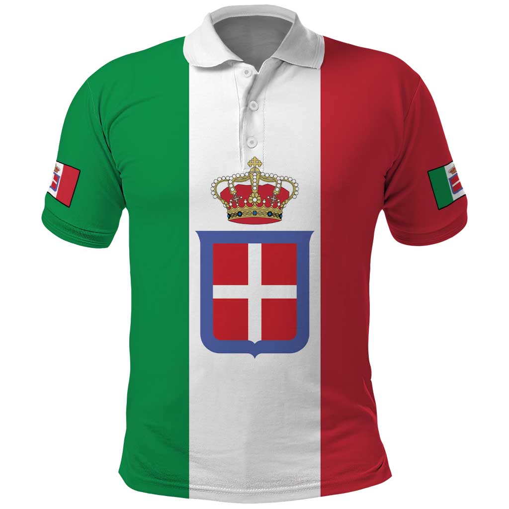 Personalized Italian Empire 1882-1960 Polo Shirt Flag Color Inspiration - Wonder Print Shop