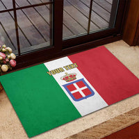 Personalized Italian Empire 1882-1960 Rubber Doormat Flag Color Inspiration - Wonder Print Shop