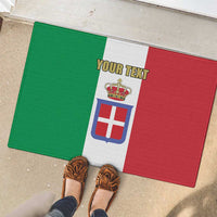 Personalized Italian Empire 1882-1960 Rubber Doormat Flag Color Inspiration - Wonder Print Shop