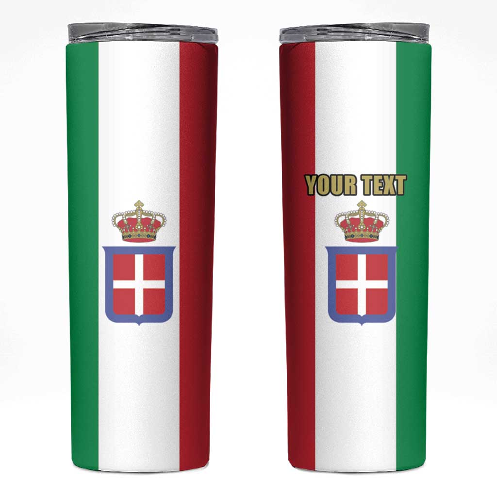 Personalized Italian Empire 1882-1960 Skinny Tumbler Flag Color Inspiration - Wonder Print Shop