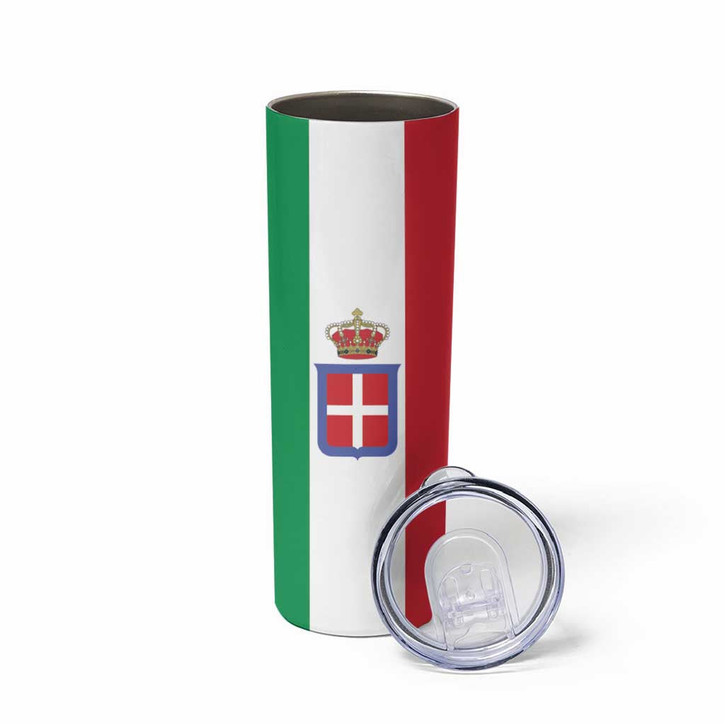 Personalized Italian Empire 1882-1960 Skinny Tumbler Flag Color Inspiration - Wonder Print Shop