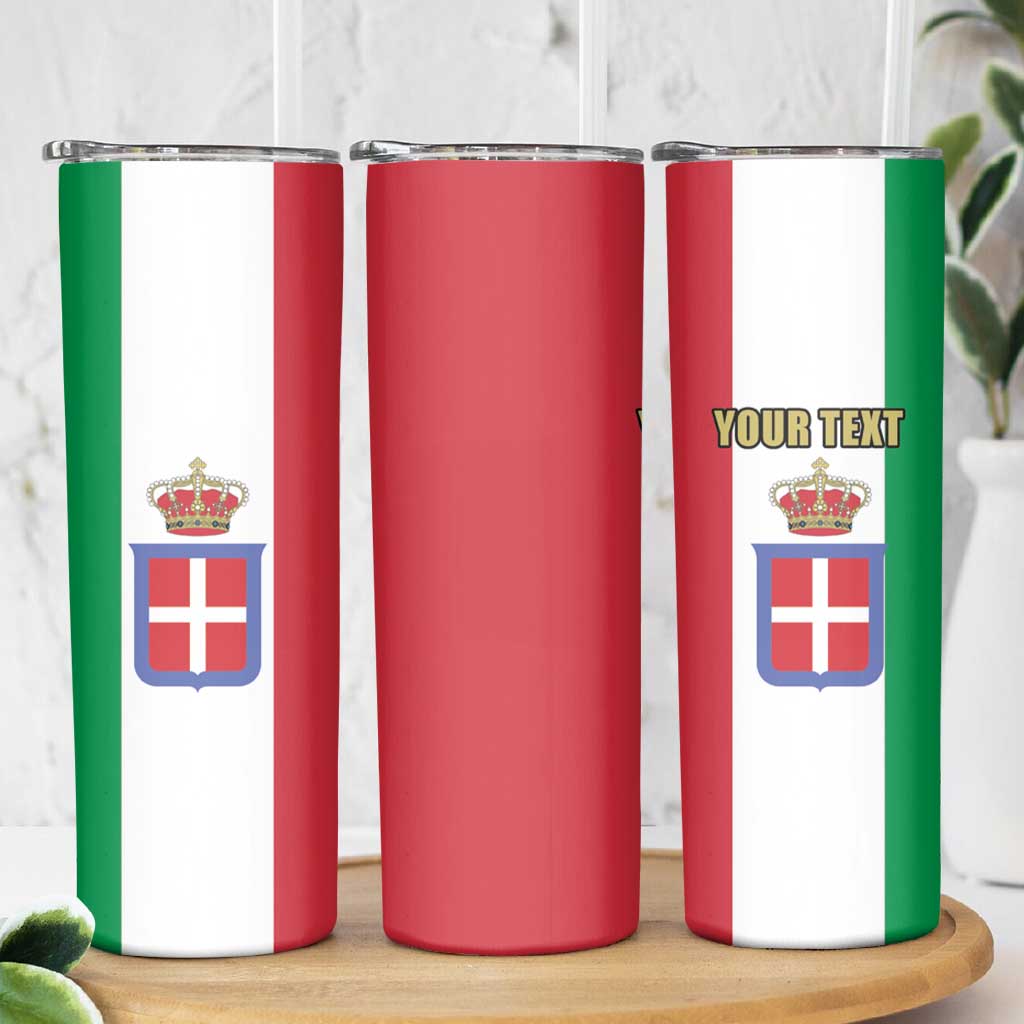 Personalized Italian Empire 1882-1960 Skinny Tumbler Flag Color Inspiration - Wonder Print Shop