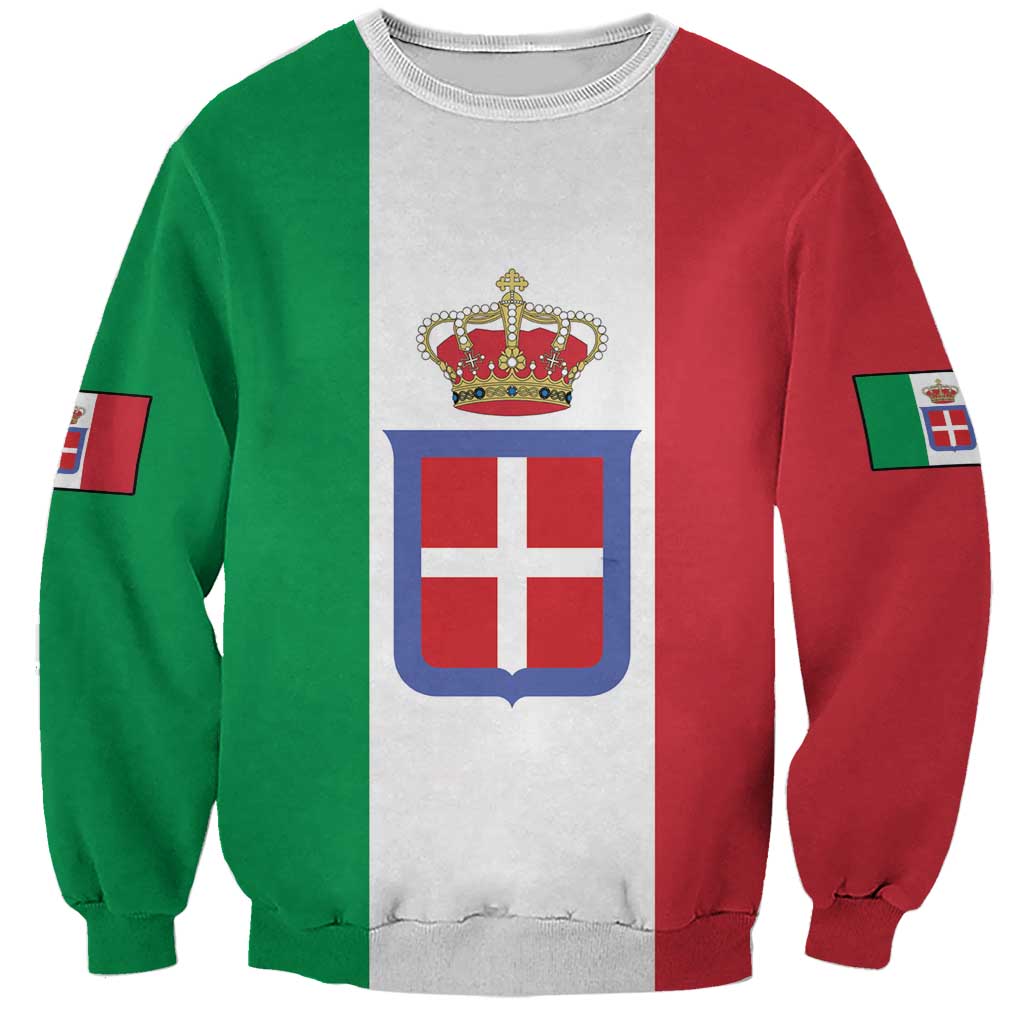 Personalized Italian Empire 1882-1960 Sweatshirt Flag Color Inspiration - Wonder Print Shop