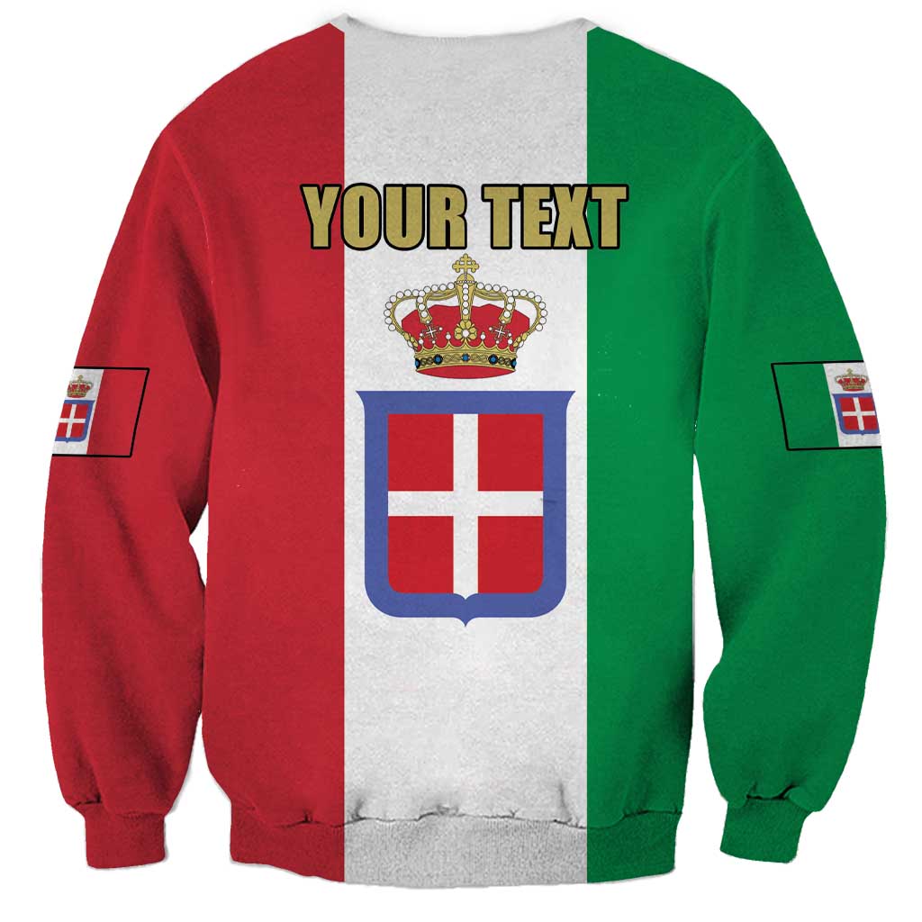 Personalized Italian Empire 1882-1960 Sweatshirt Flag Color Inspiration - Wonder Print Shop