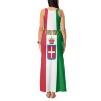Personalized Italian Empire 1882-1960 Tank Maxi Dress Flag Color Inspiration - Wonder Print Shop