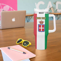 Personalized Italian Empire 1882-1960 Tumbler With Handle Flag Color Inspiration - Wonder Print Shop