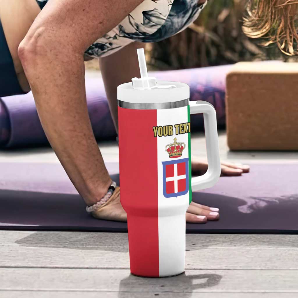 Personalized Italian Empire 1882-1960 Tumbler With Handle Flag Color Inspiration - Wonder Print Shop