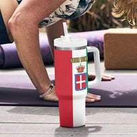 Personalized Italian Empire 1882-1960 Tumbler With Handle Flag Color Inspiration - Wonder Print Shop