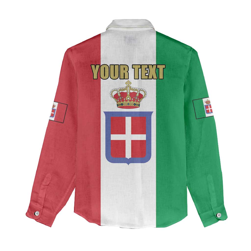Personalized Italian Empire 1882-1960 Women Casual Shirt Flag Color Inspiration - Wonder Print Shop