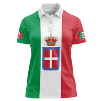 Personalized Italian Empire 1882-1960 Women Polo Shirt Flag Color Inspiration - Wonder Print Shop