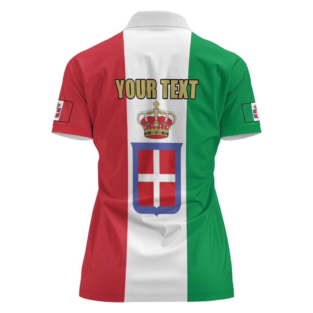 Personalized Italian Empire 1882-1960 Women Polo Shirt Flag Color Inspiration - Wonder Print Shop