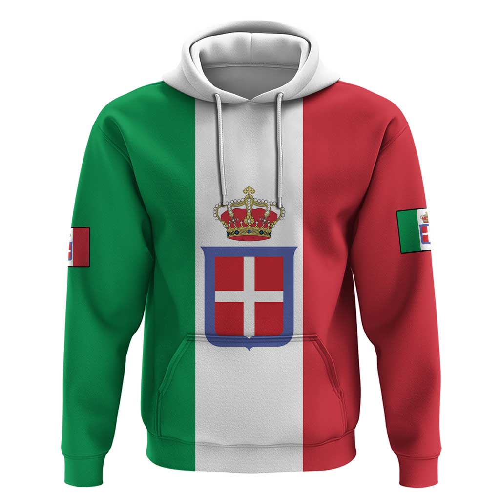 Personalized Italian Empire 1882-1960 Zip Hoodie Flag Color Inspiration - Wonder Print Shop