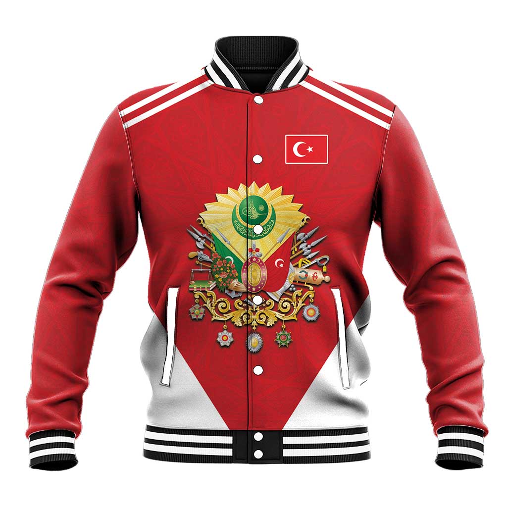 Personalized Ottoman Empire 1299-1922 Baseball Jacket Flag Color Inspiration - Wonder Print Shop