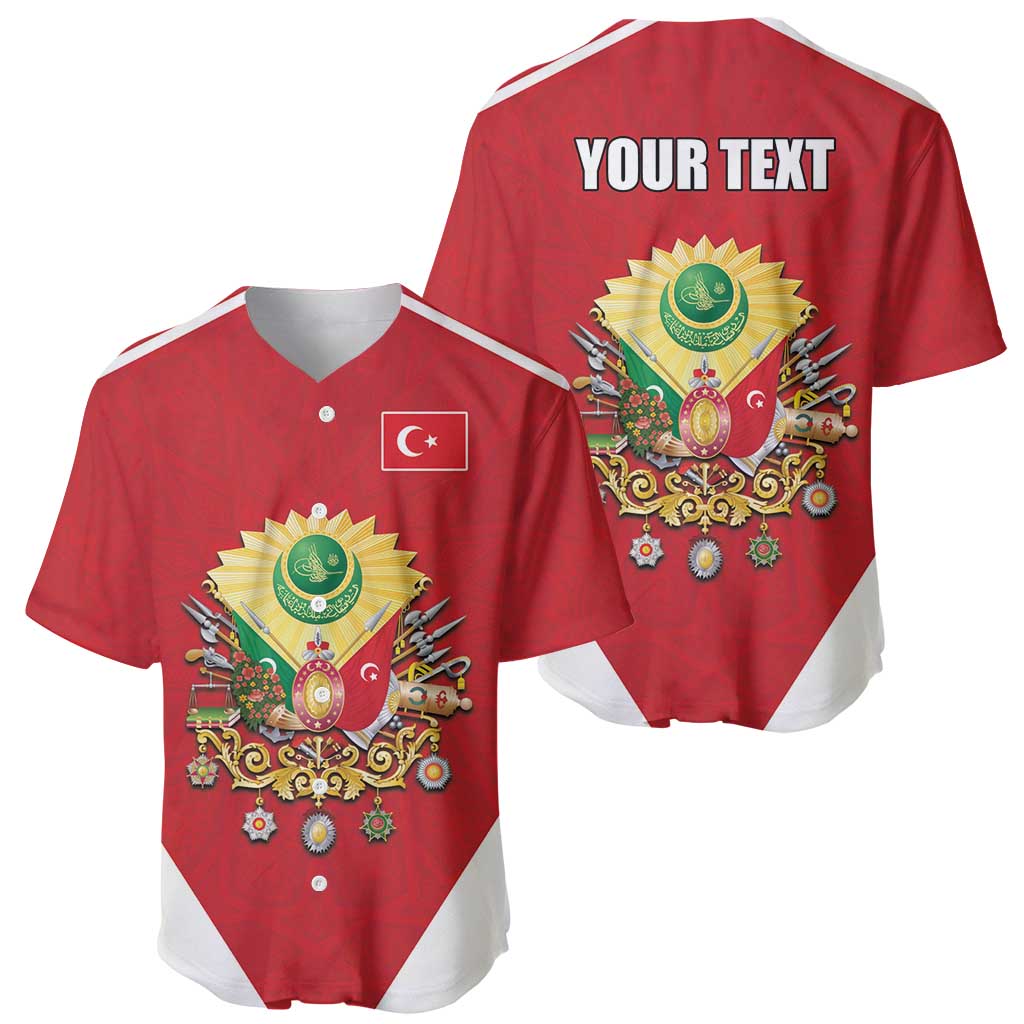 Personalized Ottoman Empire 1299-1922 Baseball Jersey Flag Color Inspiration - Wonder Print Shop
