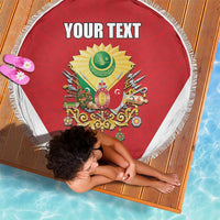 Personalized Ottoman Empire 1299-1922 Beach Blanket Flag Color Inspiration - Wonder Print Shop