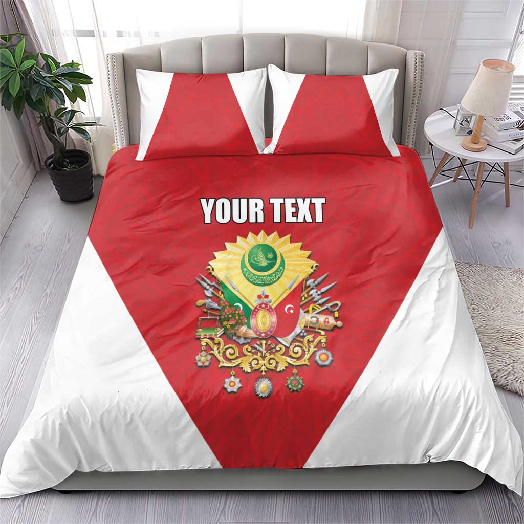 Personalized Ottoman Empire 1299-1922 Bedding Set Flag Color Inspiration - Wonder Print Shop
