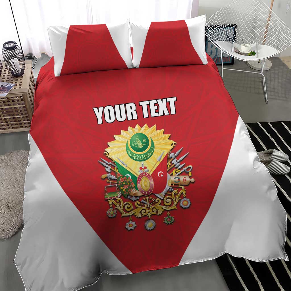 Personalized Ottoman Empire 1299-1922 Bedding Set Flag Color Inspiration - Wonder Print Shop