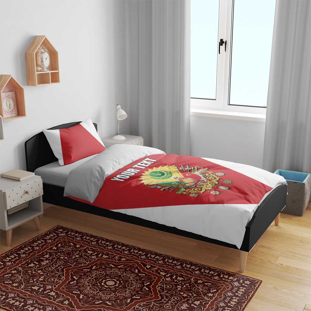 Personalized Ottoman Empire 1299-1922 Bedding Set Flag Color Inspiration - Wonder Print Shop